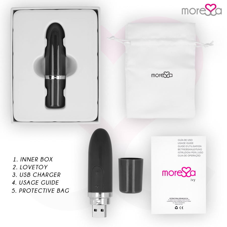 MORESSA - IVY VIBRATOR STIMULATOR REIS ZWART