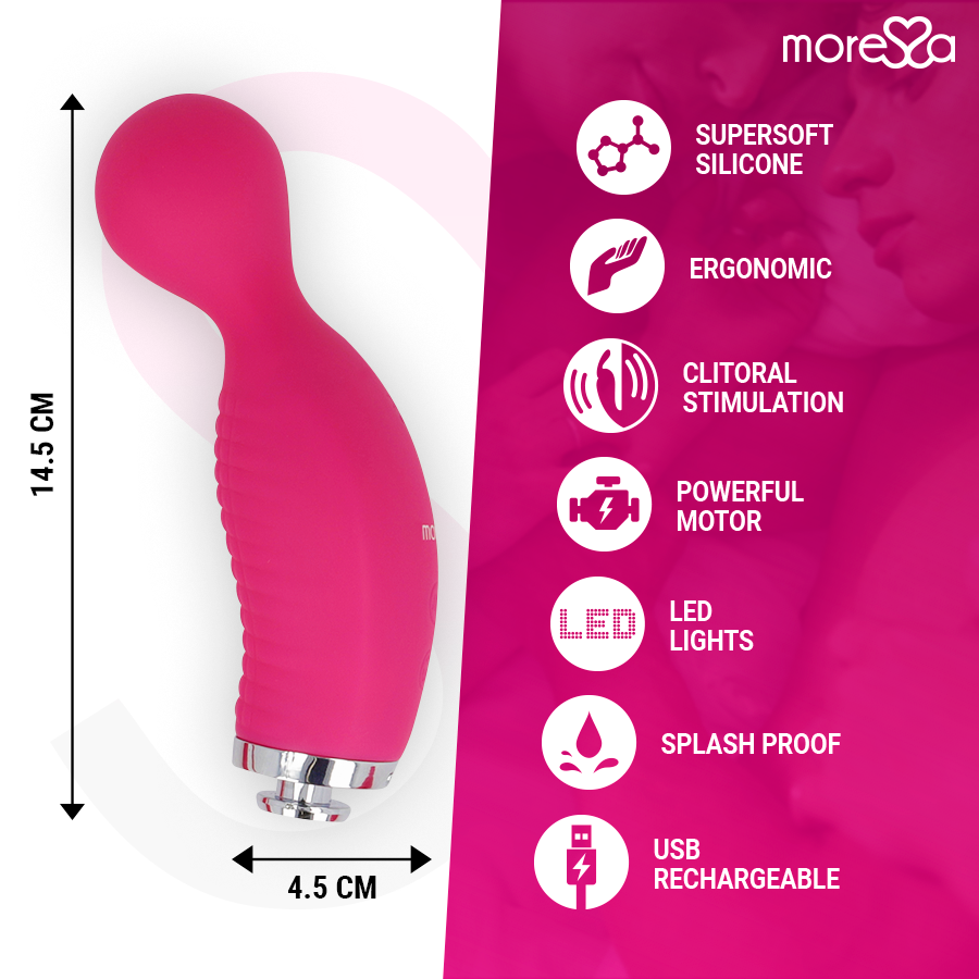 MORESSA - KIRK DUO ZUIG + MULTI-PERFORMANCE MASSAGER PREMIUM SILICONE OPLAADBAAR