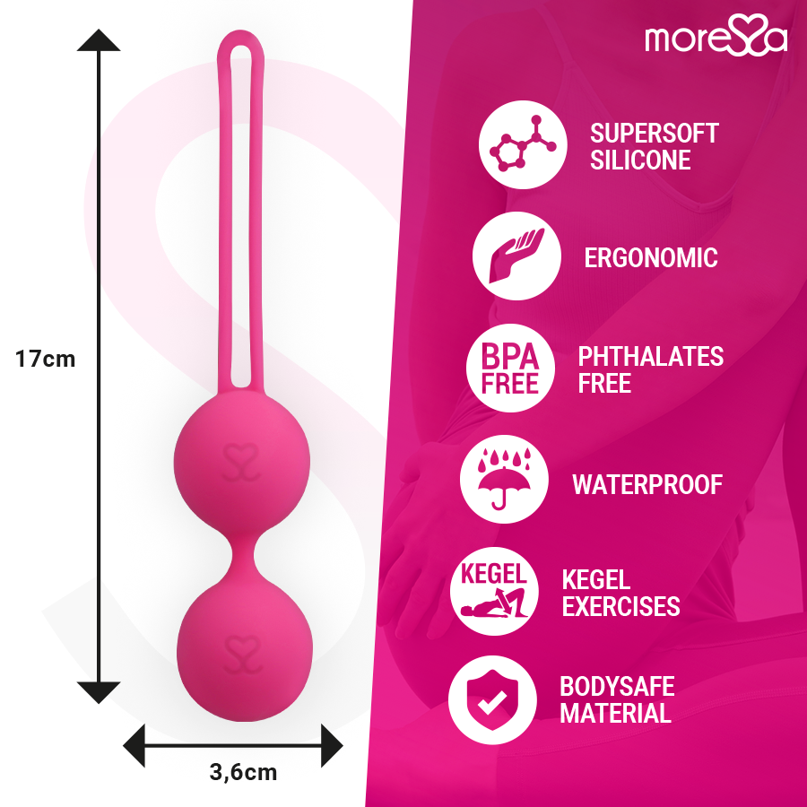 MORESSA - OSIAN DRIE PREMIUM SILICONE ROZE