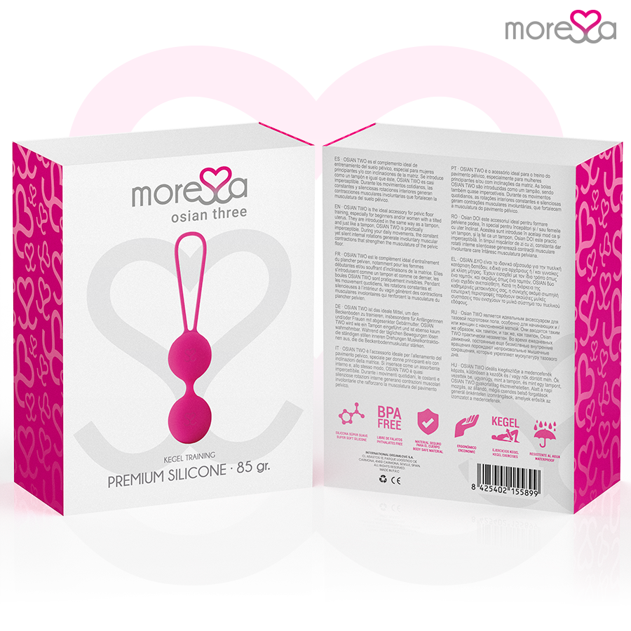 MORESSA - OSIAN DRIE PREMIUM SILICONE ROZE