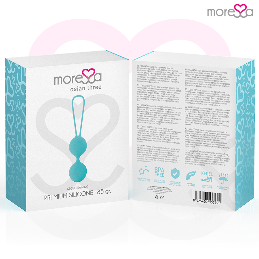 MORESSA - OSIAN DRIE PREMIUM TURQUOISE SILICONE