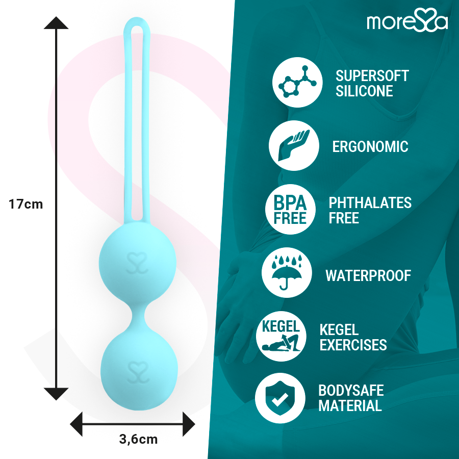 MORESSA - OSIAN DRIE PREMIUM TURQUOISE SILICONE