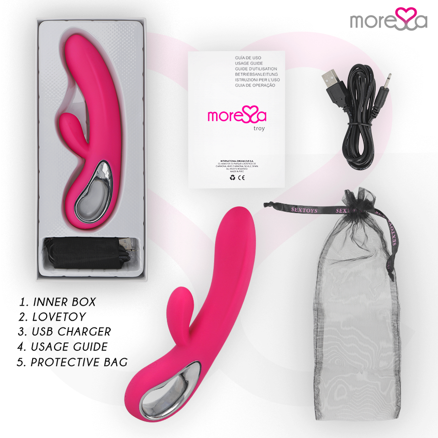 MORESSA - TROY PREMIUM SILICONE RECHARGEABLE
