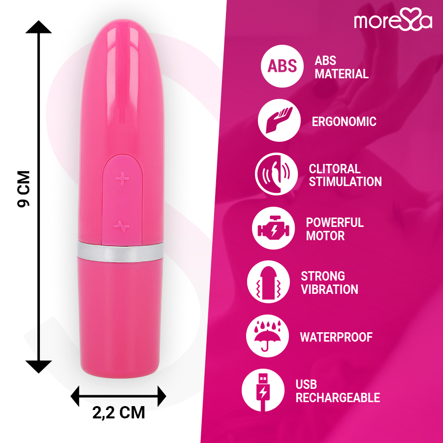 MORESSA - IVY VIBRATOR STIMULATOR TRAVEL PINK
