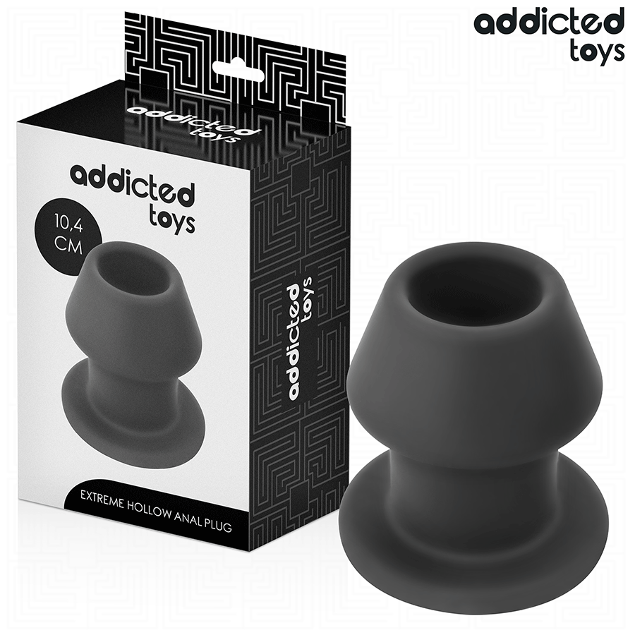 ADDICTED TOYS - EXTREME HOLLE ANAALPLUG SILICONEN MAAT L 10,4 CM