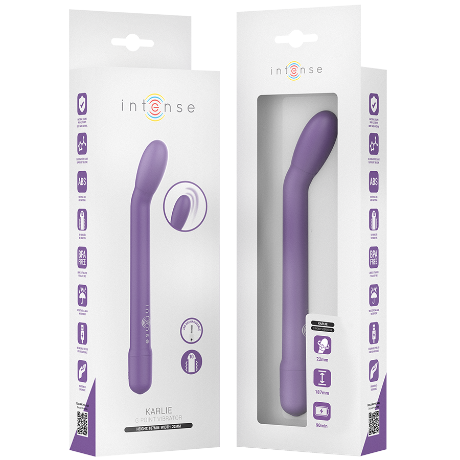INTENSE - KARLIE RECHARGEABLE G-SPOT STIMULATOR PURPLE