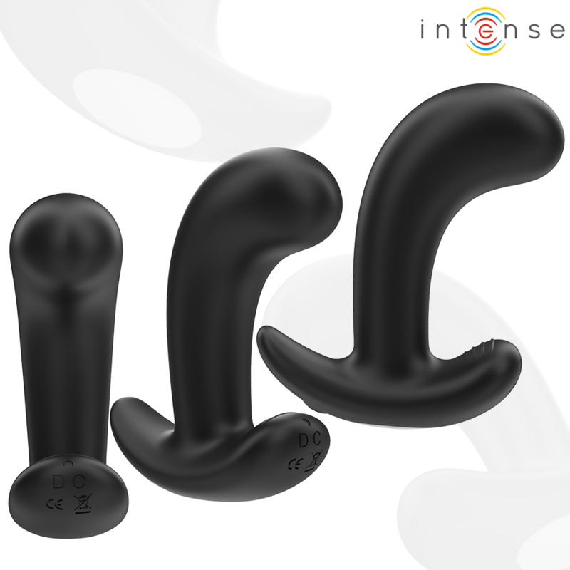 INTENSE - PLUG ANAL CHANDLER 10 VIBRATIONS NOIR TÉLÉCOMMANDE