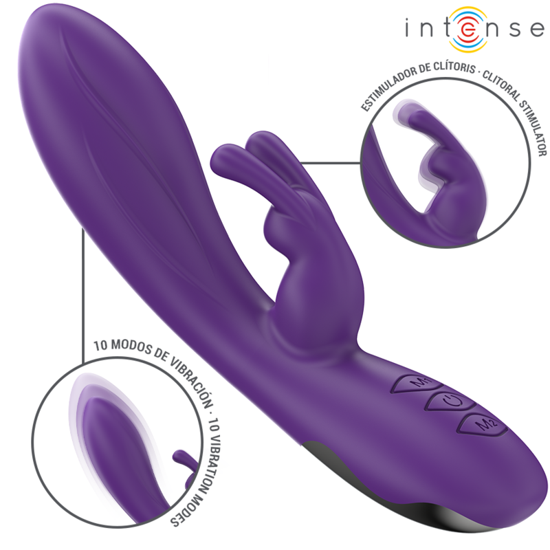 INTENSE - RANDALL RABBIT VIBRATOR 10 VIBRATIES PAARS