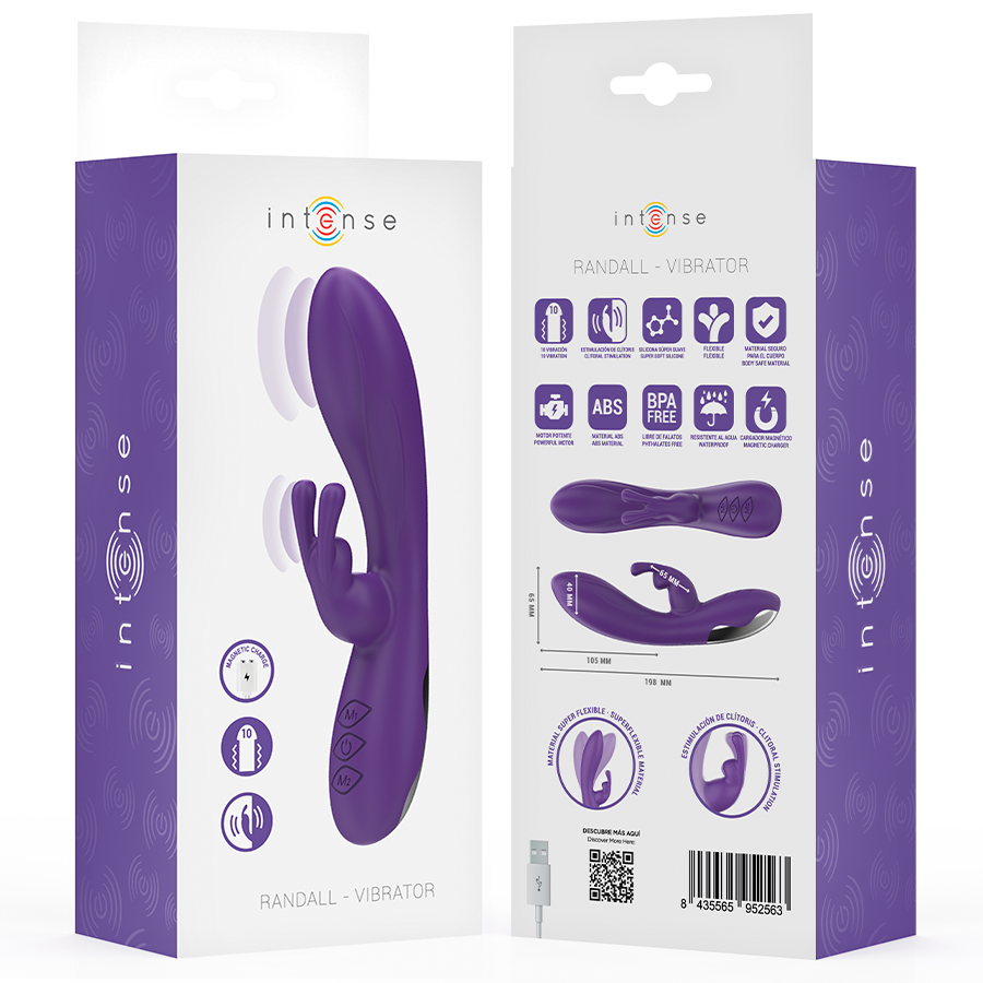 INTENSE - RANDALL RABBIT VIBRATOR 10 VIBRATIES PAARS