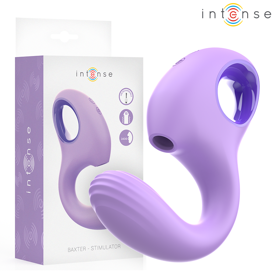 INTENSE - BAXTER VIBRATOR & STIMULATOR VIOLET