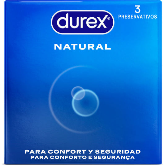 DUREX - NATURAL CONDOMS 3 UNITS