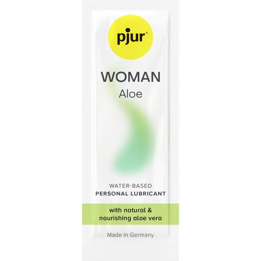 PJUR - LUBRIFIANT À BASE D'EAU À L'ALOE VERA POUR FEMME 2 ML