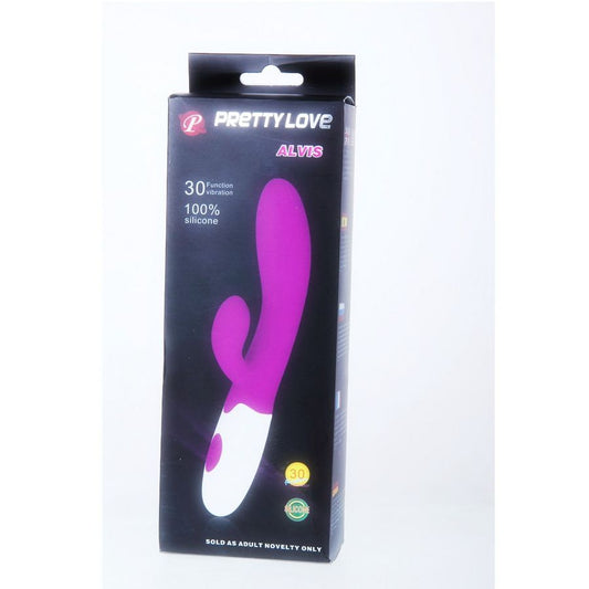 PRETTY LOVE - FLIRTATIE ALVIS VIBRATOR MET CLITORIS STIMULATOR