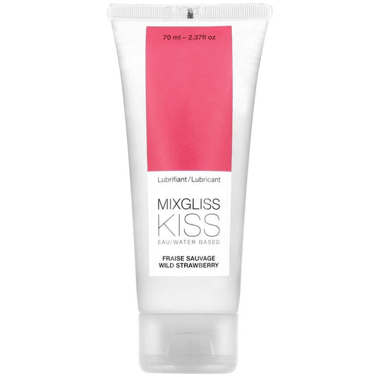 MIXGLISS - Lubrifiant à base d'eau, saveur fraise, 70 ml