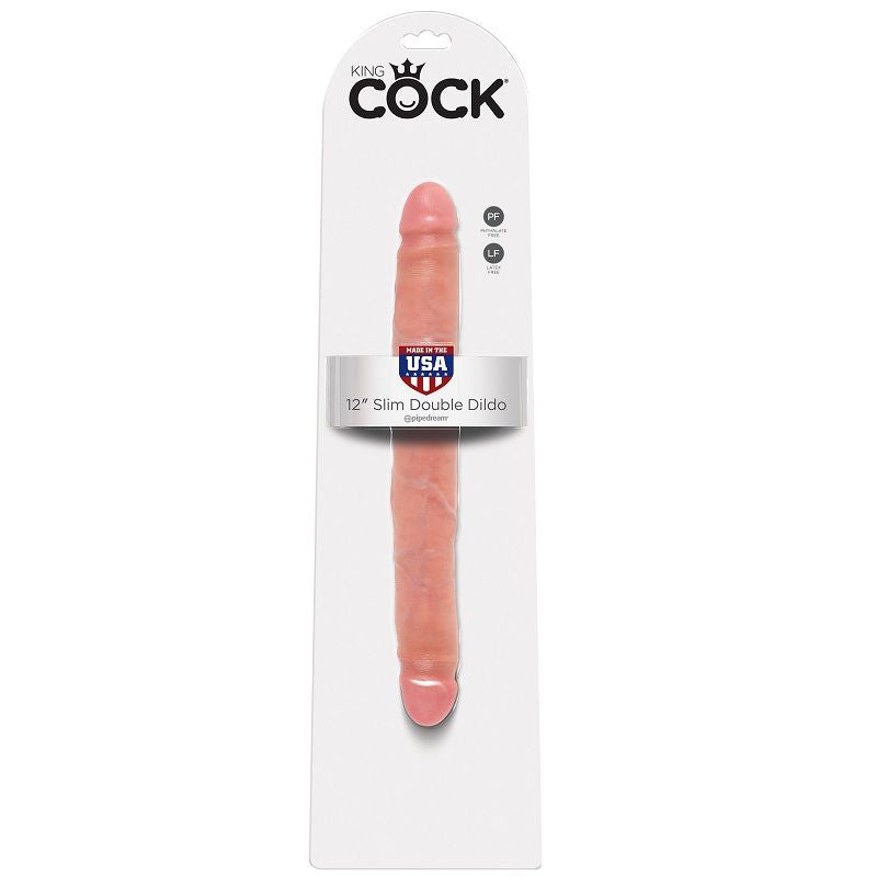 KING COCK - GODEMICHET DOUBLE SLIM 30 CM