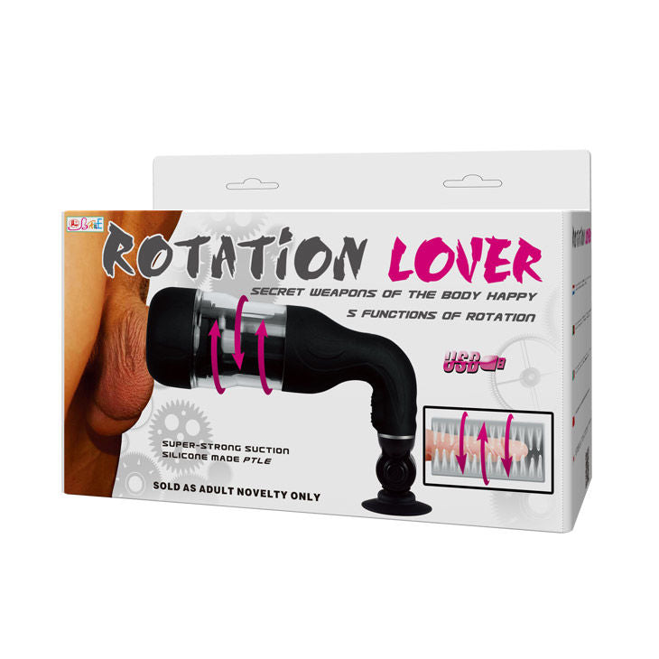 BAILE - ROTATION LOVER AUTOMATISCHE MASTURBATOR MET ONDERSTEUNING