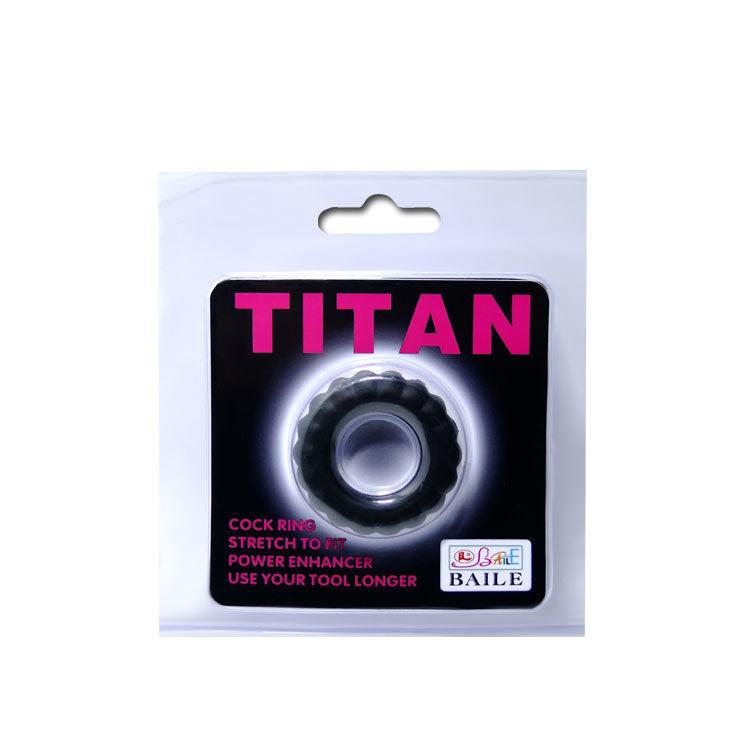 BAILE - TITAN COCKRING ZWART 2 CM 