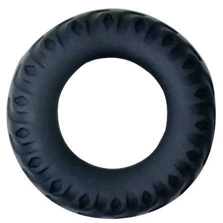 BAILE - TITAN COCKRING ZWART GROEN 2 CM 
