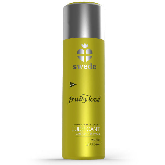 SWEDE - FRUITY LOVE GLIJMIDDEL VANILLE GOUDEN PEER 100 ML
