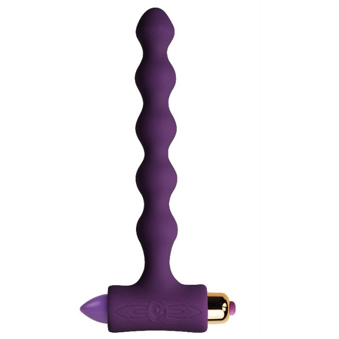 ROCKS-OFF - ANALE PLUG MET VIBRATIE EN RIVIERLES PETITE SENSATIONS PARELS