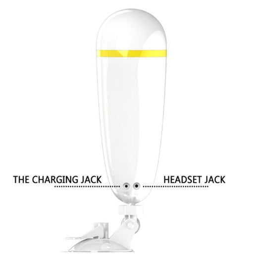 PRETTY LOVE - MANNELIJKE MASTURBATOR MET VIBRATIE EN GELUID SALLY