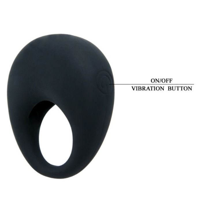PRETTY LOVE - TRAP VIBRATOR RING ZWART