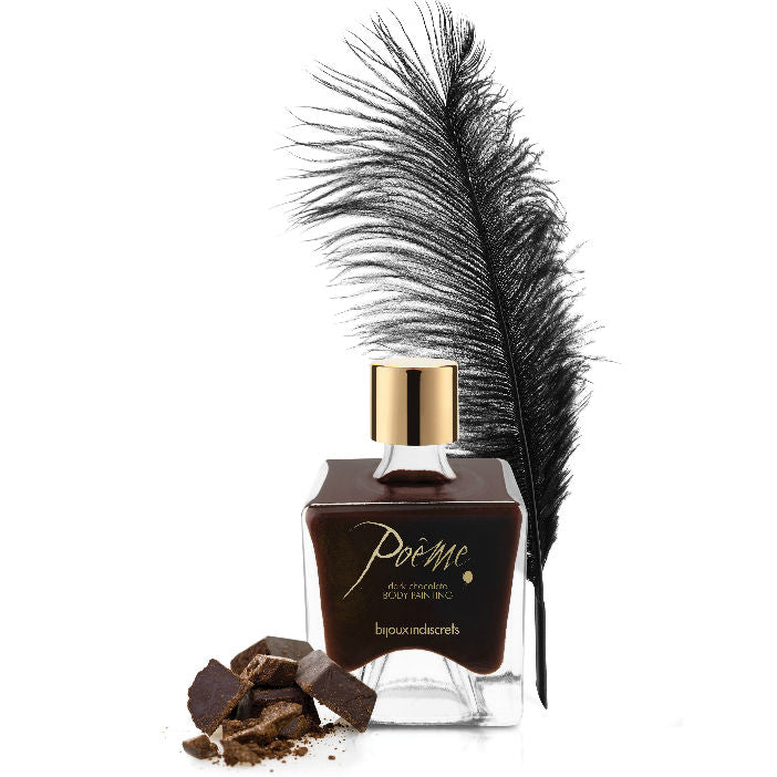 BIJOUX - POÈME PEINTURE COMESTIBLE CHOCOLAT NOIR 50 g