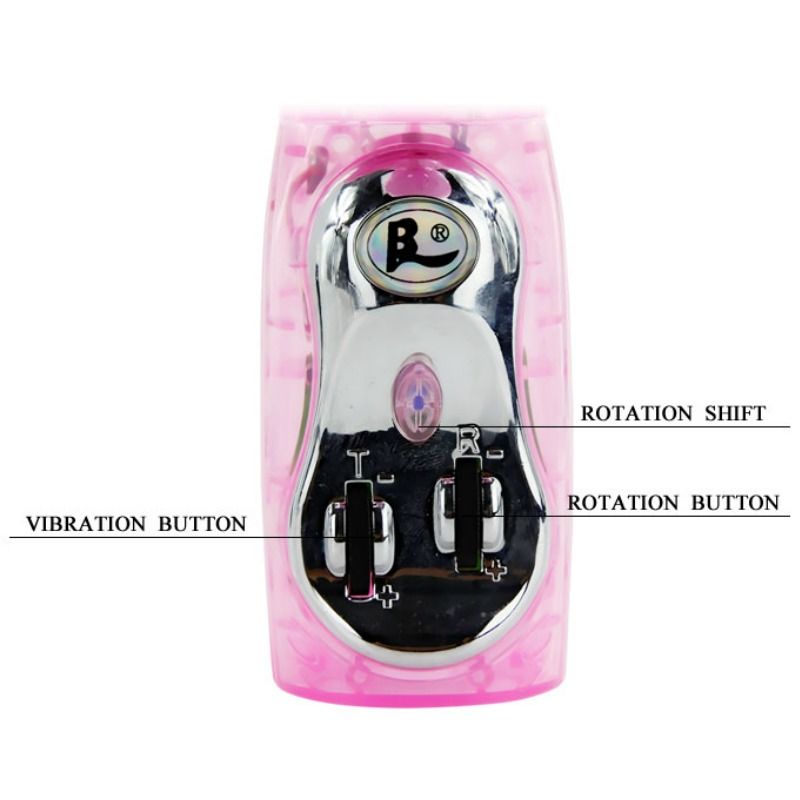 BAILE - VIBRATEUR AVEC ROTATION ET RABBIT MULTIVITESSE ET MULTIROTATION