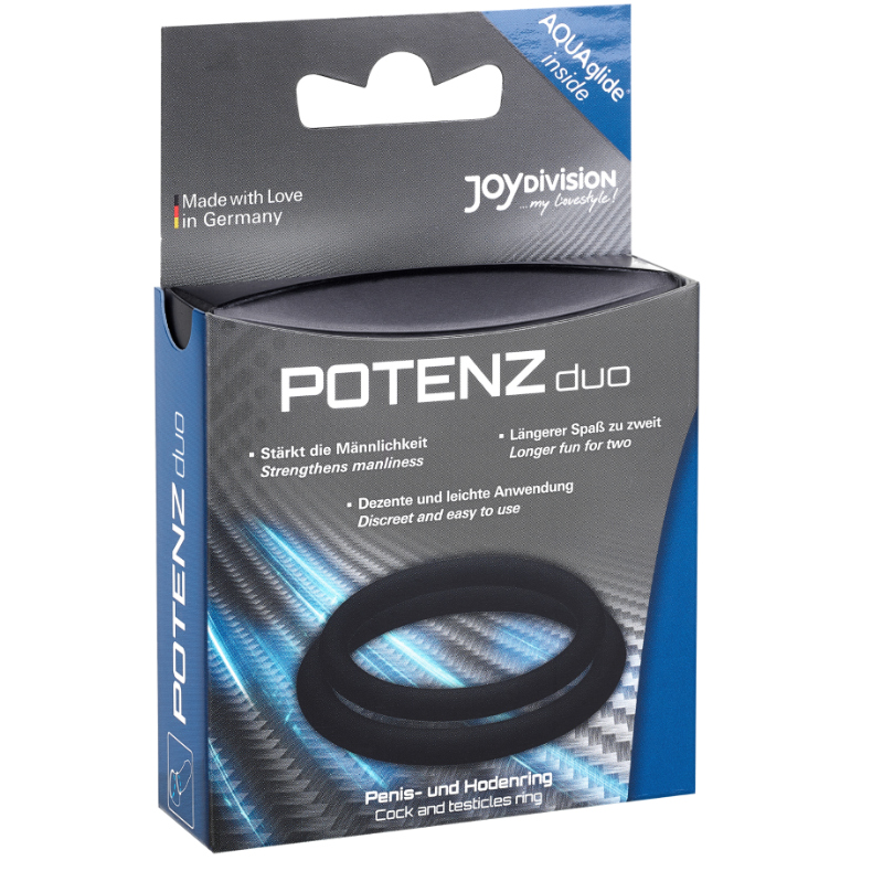 JOYDIVISION POTENZDUO - ZWARTE RINGEN - M