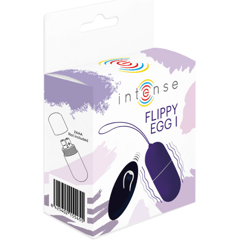 INTENSE - FLIPPY I ŒUF VIBRANT AVEC TÉLÉCOMMANDE VIOLET