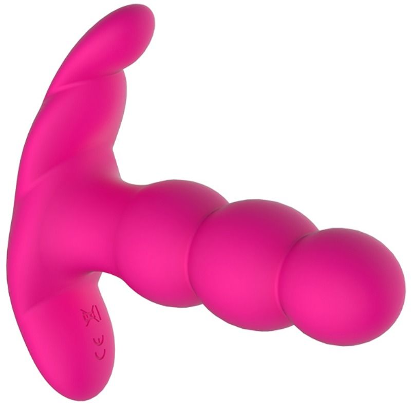 NALONE - PEARL ANALE VIBRATOR MET AFSTANDSBEDIENING ZWART
