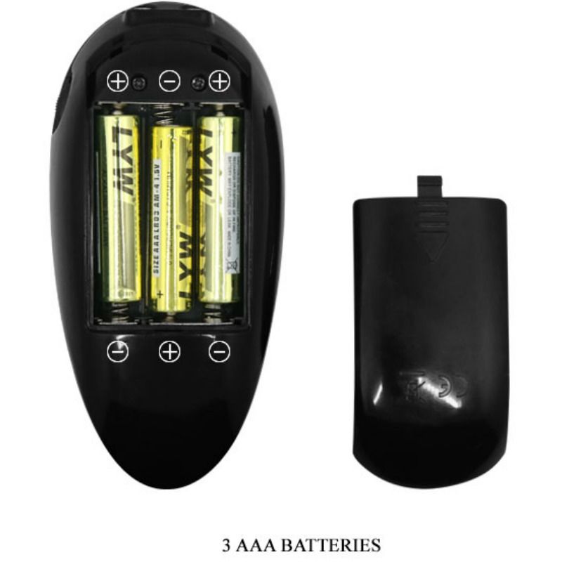 PRETTY LOVE - VITO СТРАПОН С ПОЛЫМ ДИЛДО И ВИБРАЦИЕЙ 17,3 СМ