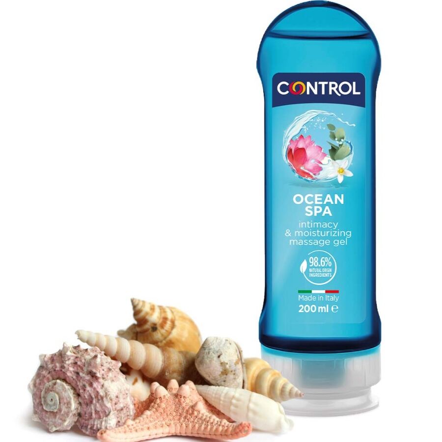 CONTROL - 2 EN 1 MASSAGE &amp; PLEASURE MIDDELLANDSE ZEE 200 ML