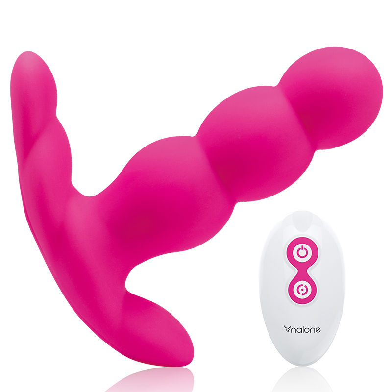 NALONE - PEARL ANALE VIBRATOR MET AFSTANDSBEDIENING ZWART