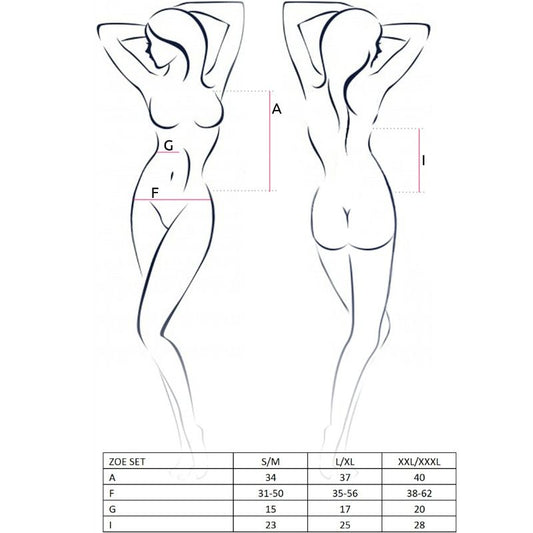 PASSION - WOMAN ZOE SET РАЗМЕР S/M