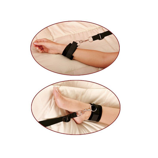 SÉRIE FÉTICHES ET FANTAISIES - KIT DE CONTENTION POUR LIENS DE LIT