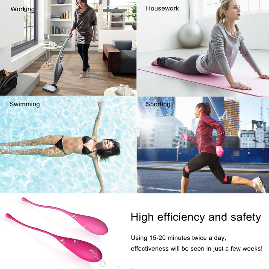 LESLIE - KEGEL FIT BEKKENSPIER TRAINING SET 6 GEWICHTEN