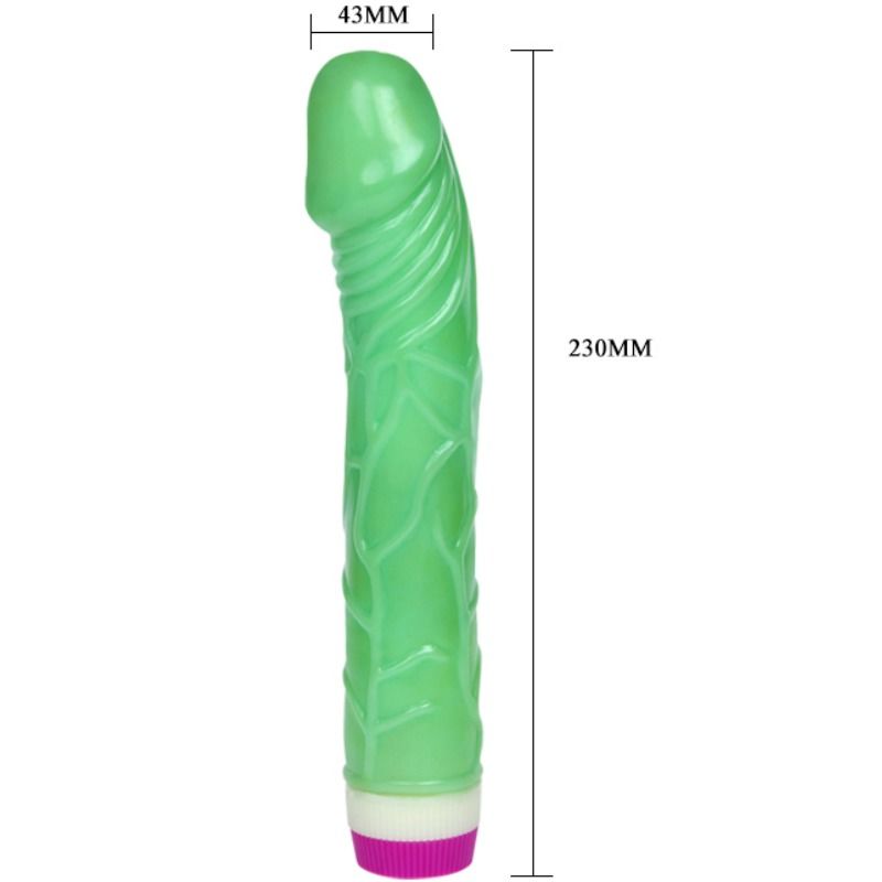 BAILE - WAVES OF PLEASURE VIBRATOR 23 CM GROEN