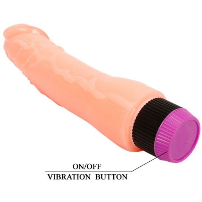 BAILE - NATUURLIJKE FLEXIBELE REALISTISCHE VIBRATOR 24 CM