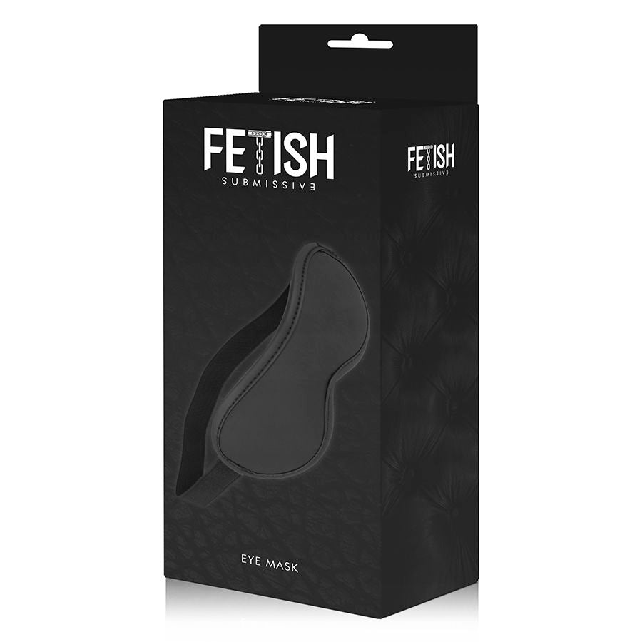 FETISH SUBMISSIVE - MASQUE EN CUIR VEGAN II AVEC DOUBLURE EN NOPRÈS