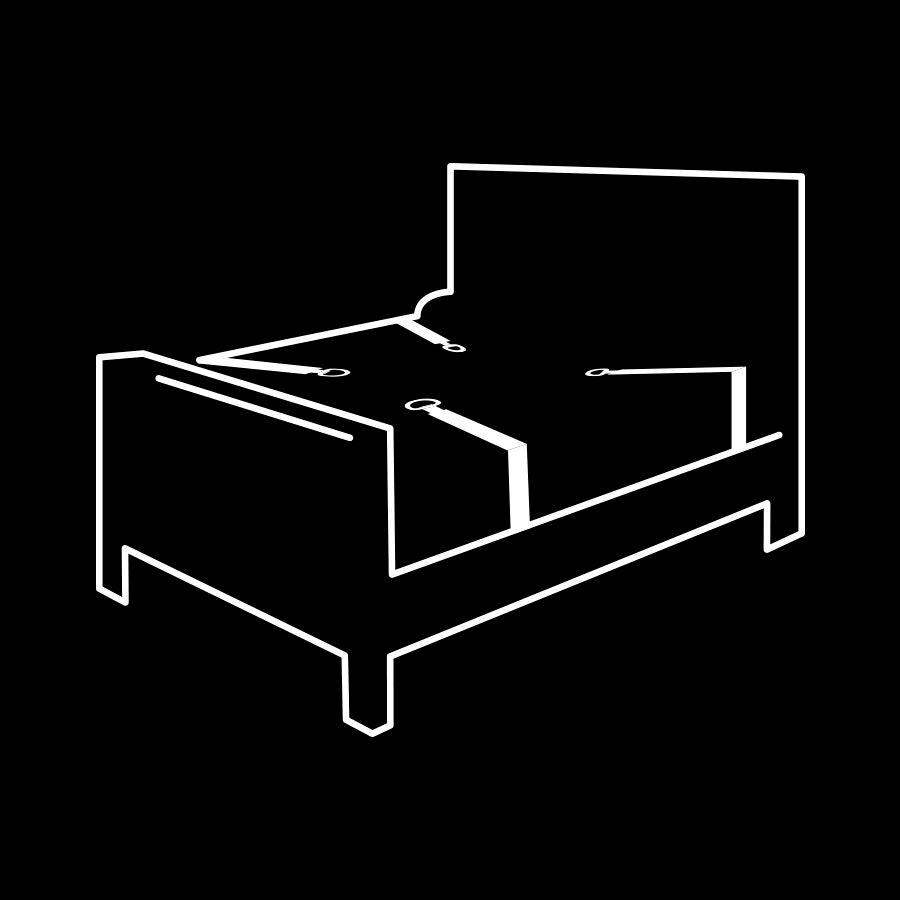 ФЕТИШ ПОКОРНОЙ - КОМПЛЕКТ НАРУЧНИКОВ И ГАРДЕРОБОВ С НЕПРЕНОВОЙ ПОДКЛАДКОЙ