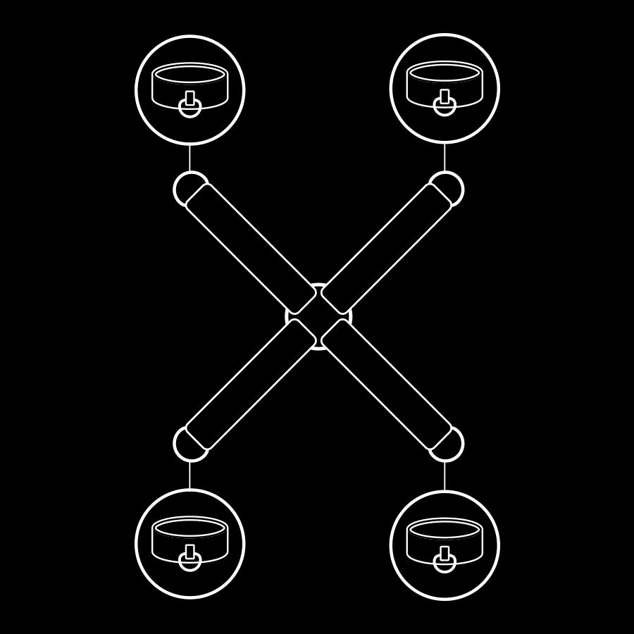 FÉTICHISTE SOUMIS - MENOTTES EN CUIR VEGAN UNION