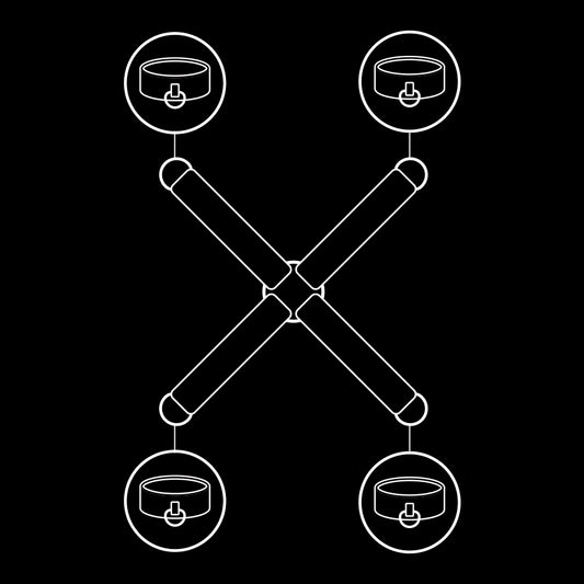 FÉTICHISTE SOUMIS - MENOTTES EN CUIR VEGAN UNION