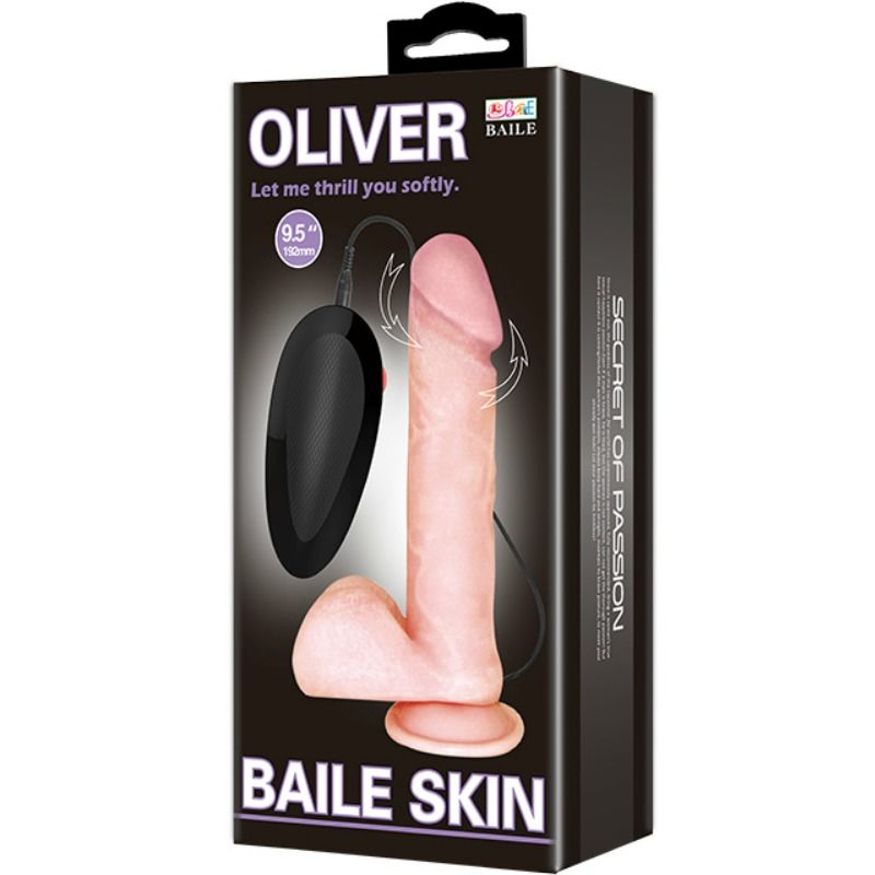 BAILE - OLIVER VIBRATORE REALISTICO CON FUNZIONE DI ROTAZIONE