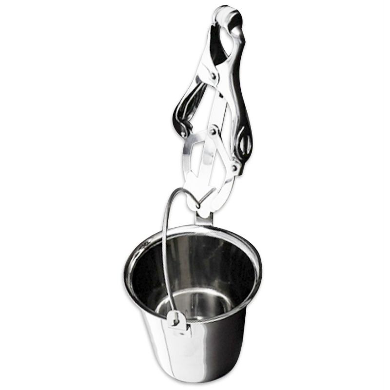 Металлический жесткий зажим для соска с резервуаром