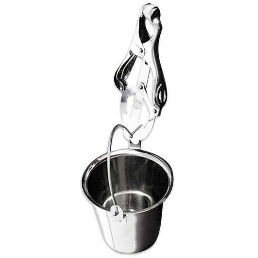 Металлический жесткий зажим для соска с резервуаром