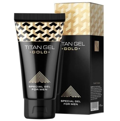 TITAN GEL - AUGMENTATION DE LA TAILLE DU PÉNIS À L'OR 50ML
