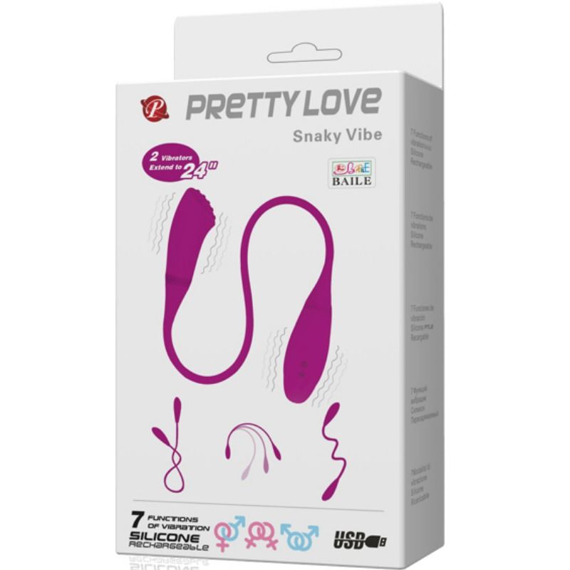 PRETTY LOVE - SMART SNAKI VIBE VIBRATOR 2 MOTORS