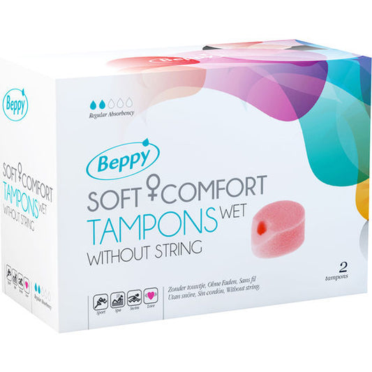 BEPPY - TAMPONS CONFORT DOUX HUMIDES 2 UNITÉS