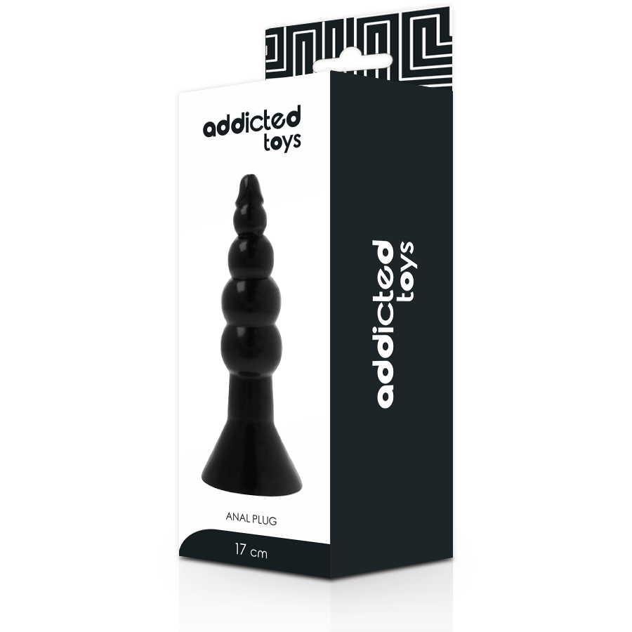 ADDICTED TOYS - ANAAL PLUG 17 CM ZWART